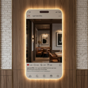 Miroir personnalisé Instagram